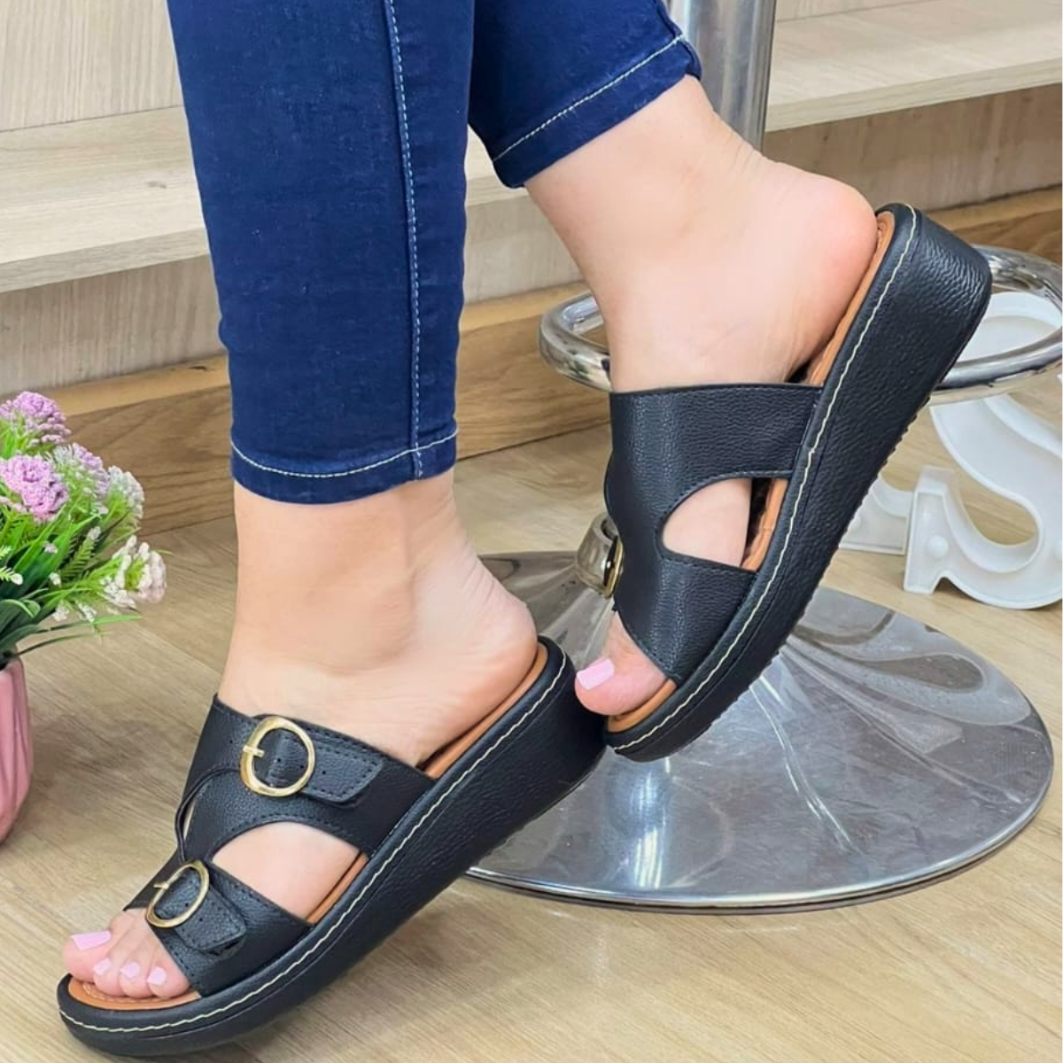 calzado sandalia romulo para mujer color negro Comprar en tienda onlineshoppingcenterg Colombia centro de compras en linea osc2